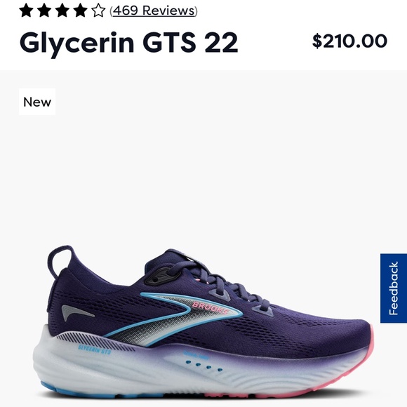 Brooks Glycerin GTS 22 Running Shoe - Picture 2 of 6
